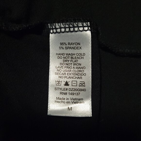 M | Double Zero | Overlap High-Low Draped Blouse - Picture 5 of 5